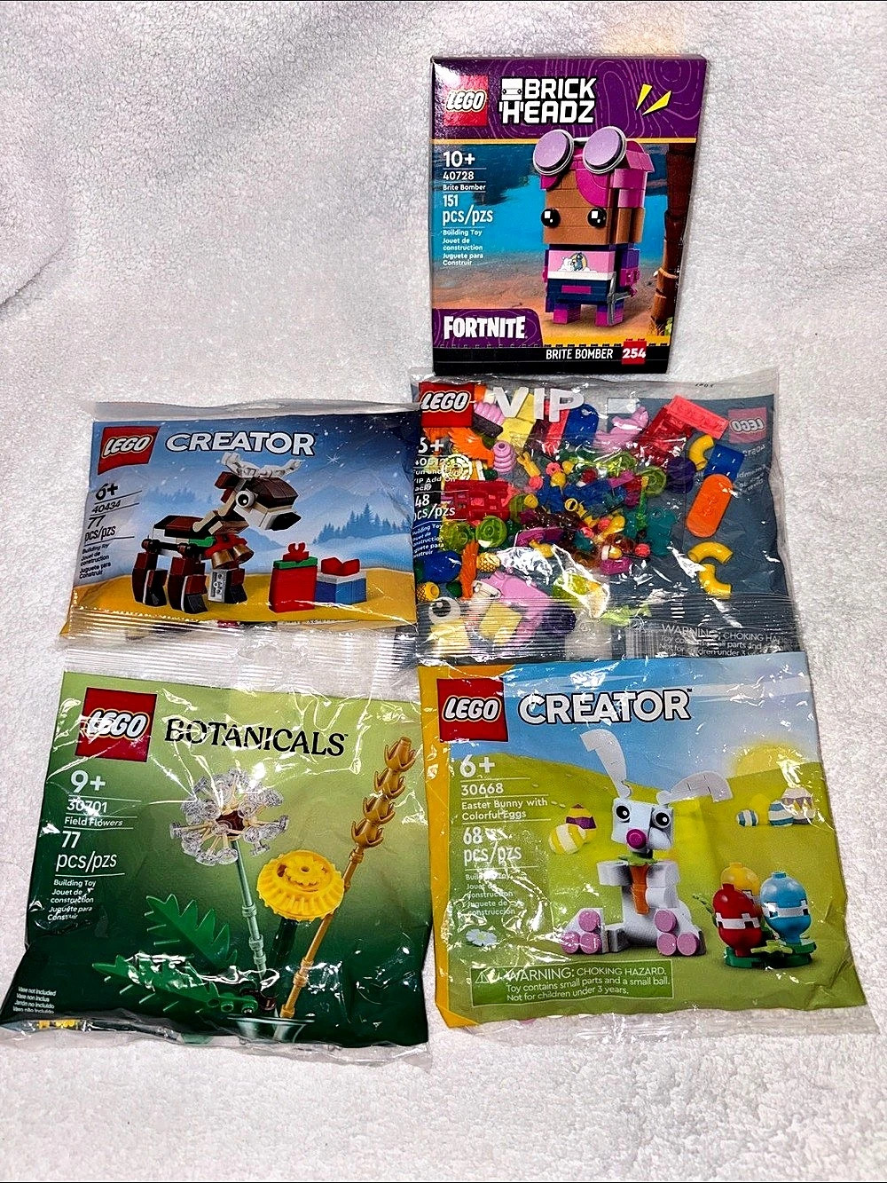 LEGO Fortnite Brite bomber creator botanicals lot of new